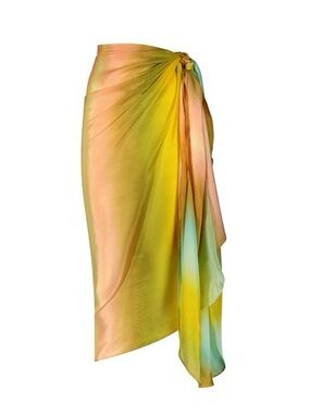 FE NOEL Sarong Beach Cover Up in Sundance Size S/M VGUC